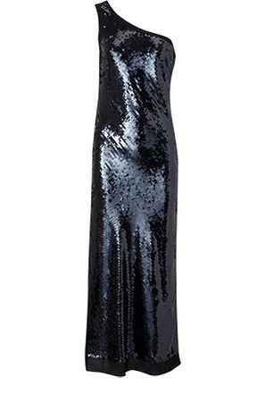 Oasis One Shoulder Sequin Maxi Dress