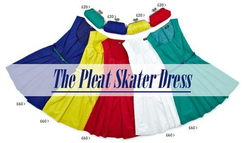 Oasis Pleat Skirt Skater Dress
