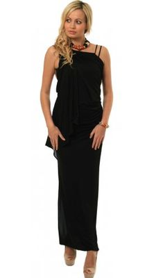 Pinko Creativo Jersey Sexy Low Back Maxi Dress