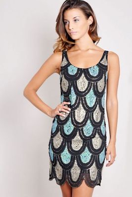 TFNC Angela Sequin Dress
