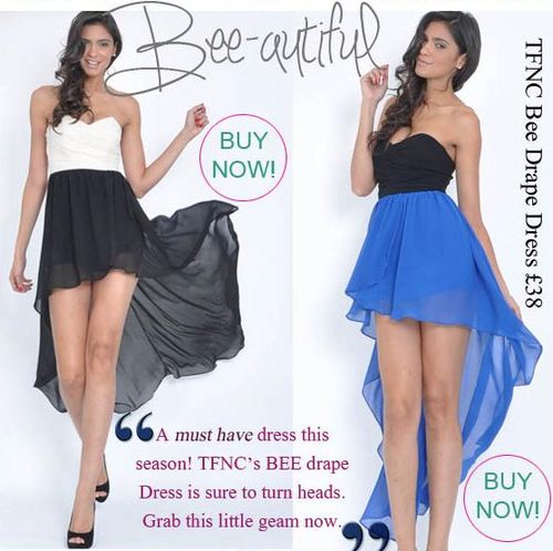 TFNC Bee Drape Dress