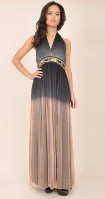 TFNC Dip Dye Beaded Maxi Dress