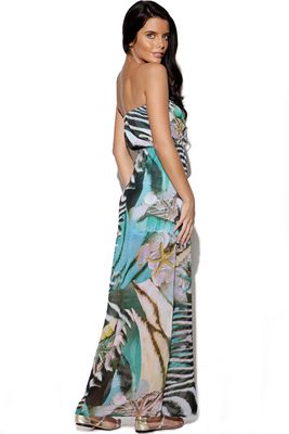 The Vestry Sea Print Maxi Dress