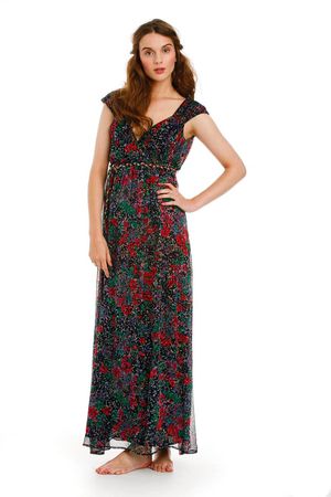 Traffic People Shadow Lands Maxi Dress