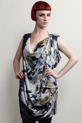 Yuki Tokyo Miwa Drape Flower Dress