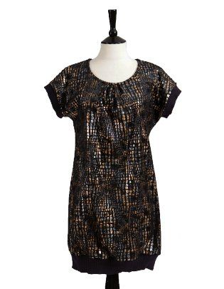 Yumi Kara Metallic Dress