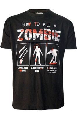 Darkside Clothing How To Kill A Zombie T-Shirt