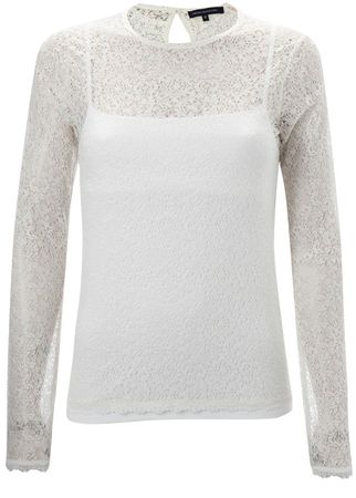 French Connection Liza Lace Top