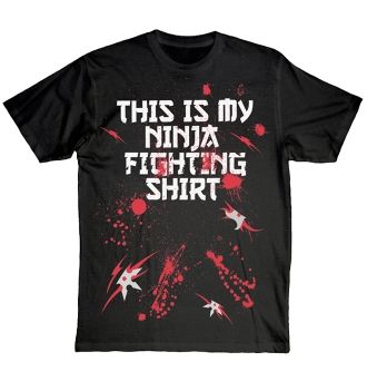 Goodie Two Sleeves Ninja Fighting T-Shirt