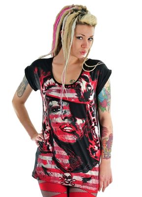 Iron Fist Marilyn Misfit Boyfriend T-Shirt