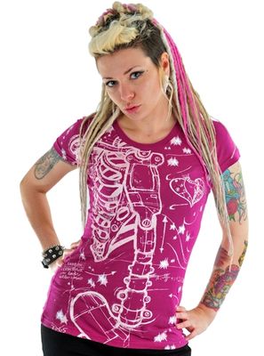 Iron Fist Shimmer Wishbone T-Shirt