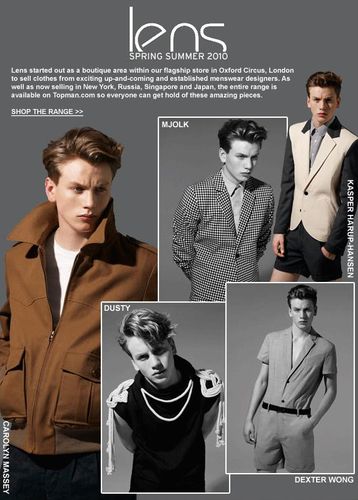 Lens Clothing At Topman