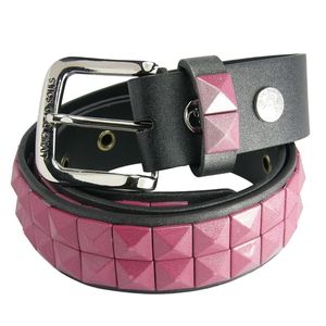 Living Dead Souls Pink Stud Belt