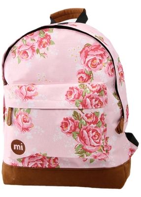 Mi-Pac Floral Pink Rose Backpack