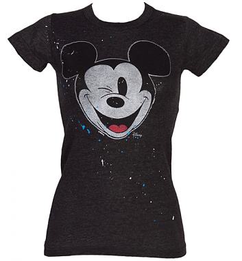 Mickey Mouse Splatter Triblend T-Shirt