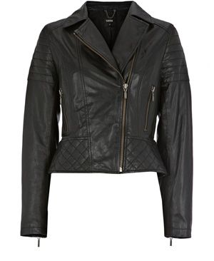 Oasis Leather Biker Jacket