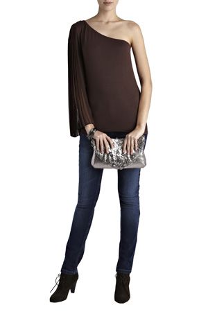 Oasis Pleat Asymmetric Top