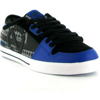 Odessa Mens Flight Black Blue Trainers