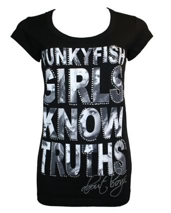 Punkyfish Girls Know Truth T-Shirt