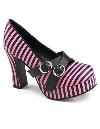 TUK Hi Platform Sweet Life Stripe Shoes