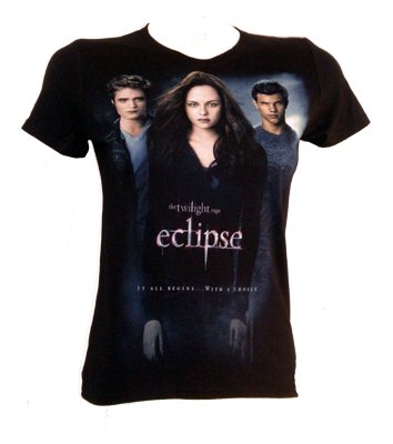 Twilight Eclipse One Sheet Three Shot T-Shirt
