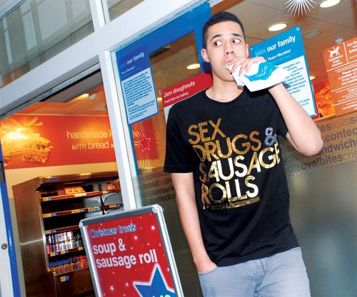 Sex Drugs & Sausage Rolls T-Shirt