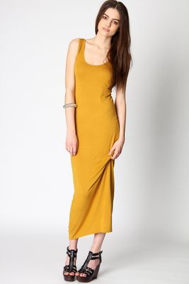 boohoo Charlize Scoop Neck Maxi Dress