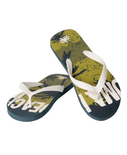 Twisted Soul Palm Tree Print Flip Flops