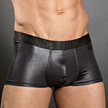 HOM Black Addict Leather Hipster
